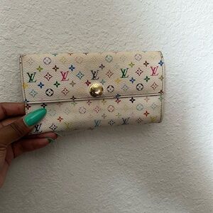 Louis Vuitton murakami printed wallet